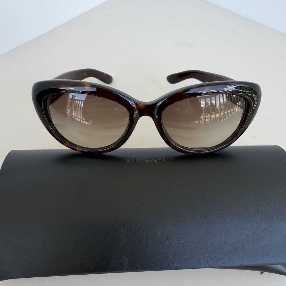 Yves Saint Laurent (YSL) 6349/S Sunglasses in 086HA Dark Havana